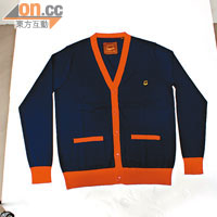 紅×藍色羊毛Cardigan $1,720 