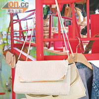 珍珠色珠片Shoulder Bag $980/個