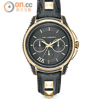 Karl Lagerfeld黑金色限量版腕錶