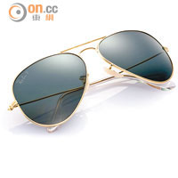 RAY-BAN AVIATOR SOLID GOLD限量版