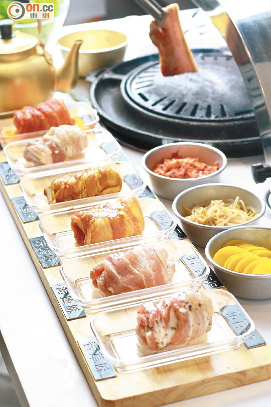 摩登韓烤店六味豬豬燒出油香