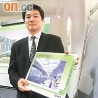 戴祖豪指新物料在「水立方」亦有採用，本港泳池採用則屬首次。