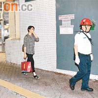揚言跳樓女事主送院檢驗。