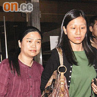 陳振聰妻子譚妙清昨首次現身法庭，手挽特別版名牌手袋。