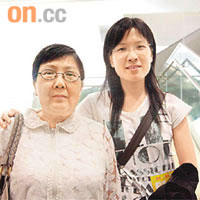 阿Ling（右）戒除毒癮，與母親關係大為改善。