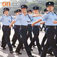 學者警告，警隊遊行勢對政府管治威信造成衝擊。	資料圖片