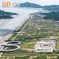 澳門大學橫琴島新校區初步選址。	本報澳門圖片