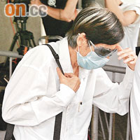 死者史明蘭的丈夫昨出庭作供。