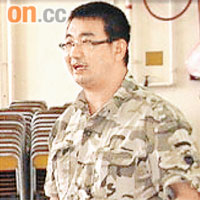 校長表示，譚成輝(圖)為人風趣健談，熱心學校事務。