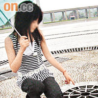 ○七年，河南省一名女大學生遭音樂噴泉射出的水柱射穿陰道。	資料圖片
