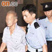 老翁涉持刀指嚇妻子被捕。