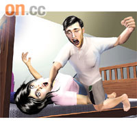 男子大怒責妻，雙方吵架，妻子遭人狂毆及掐頸。