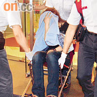 壽星女被扑傷送院救治。