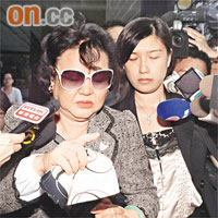 林兆鑫妻子聞判後，一度痛哭。