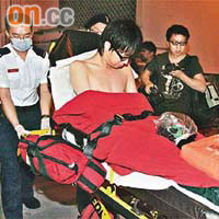 一名十六歲少年昨晚在長青邨疑煲蠟燒傷，需送院治療。