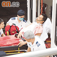 險死磯釣發燒友送院時筋疲力竭。