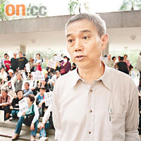 陳光譽稱雷曼苦主明日將開會商討下一步行動。