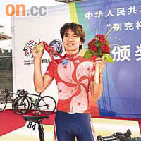 黃金寶勇奪全運會金牌，令人對騎單車的興趣大增。	資料圖片