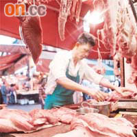 供應本港的豬肉首次被驗出含有人類豬流感病毒。