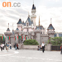 香港迪士尼樂園　<br>上海迪士尼開幕後，香港迪士尼預料至少流失一成多內地客。