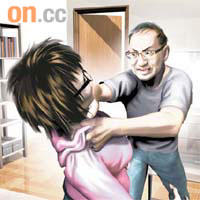 事主試圖呼救，但遭掩口鼻、捏咽喉。