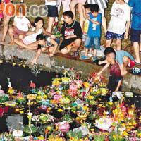 泰國水燈節本意為祈求河神賜福，希望未來更美好。	資料圖片