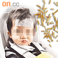 兒童發燒可大可小，家長切勿掉以輕心。	資料圖片