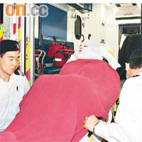 印尼女子面部受傷送院治療。