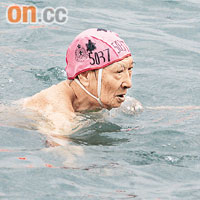 最年長泳手林錦浩（85歲）
