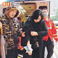女事主手部被賊人咬傷送院。