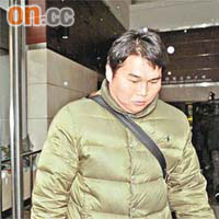 被控在觀塘繞道非法賽車的五名被告昨日應訊。圖為首被告張慶華。