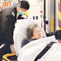 老婦由沙田寓所送院檢驗。