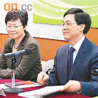 林公公同林鄭行孖必，出席建造業界搞嘅閉門政改諮詢論壇。
