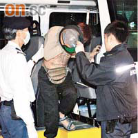 涉嫌刑毀紋身漢被捕。