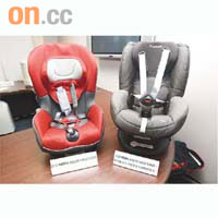 設有ISO Fix（左）兒童汽車安全座椅安裝及使用較簡單。
