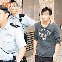 涉案莽漢被警員拘捕。
