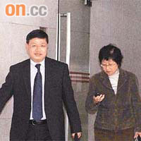 電視廣播有限公司昨日有兩名代表出席提訊。