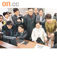 議員尋日參觀立法會新大樓實體模型，提出唔少意見。