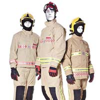網民在一個消防非官方網站內，指處方將採購類似防火衣。