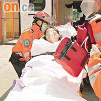 嚴重燒傷泰籍婦人送院搶救。