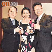 朱鼎健（右）今年接陳仲尼（左）手搞「新鮮人工略」就業活動。