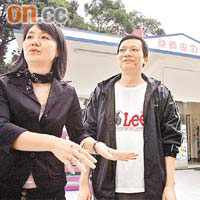 呂麗紅（左）與丈夫謝鴻慈為學校盡心盡力。