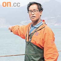 黎帶喜批評食環署帶頭違規，影響漁民作業。