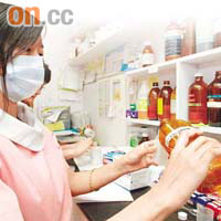 受嘉琳製藥事件影響，私醫診所最近鬧藥荒。 資料圖片