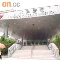 劉先生現時仍在北區醫院留醫，情況不樂觀。	資料圖片