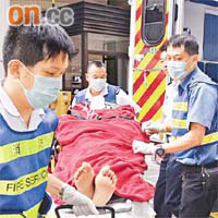 受傷男生送院搶救。