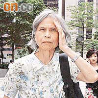 女事主陳秀棉昨出庭講述揭發案件經過。