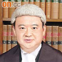 終審法院五名法官昨一致裁定，候任終院首席法官馬道立（圖）駁回林炳昌上訴，缺乏邏輯及事實基礎。