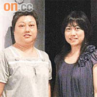 趙小姐（右）因患類風濕關節炎被迫辭去全職工作。曾女士（左）則試過打麻雀也難疊牌。