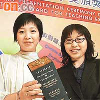 劉曉暉（左）及陳鈺蓮（右）表示，能發掘特殊學生的潛能，喜悅大於辛苦。